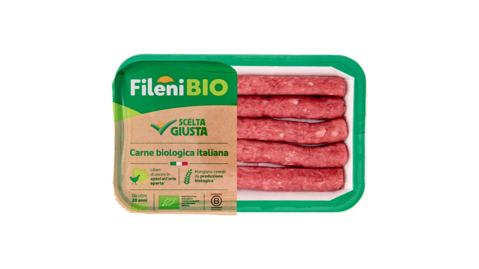 Fileni Bio Salsiccia di Pollo e Tacchino Biologica