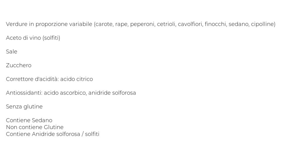 Saclà Acetelli Giardiniera