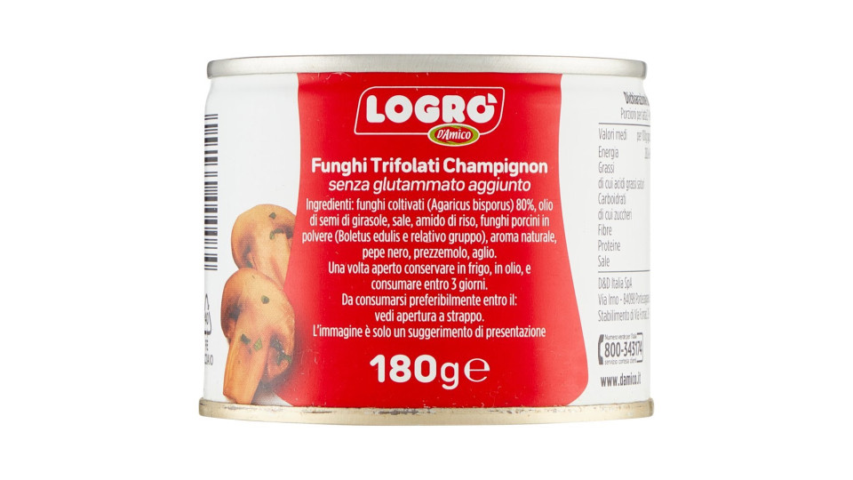 Logrò I trifolati Funghi champignons