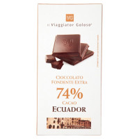 Cioccolato fondente Ecuador 74% il Viaggiator Goloso