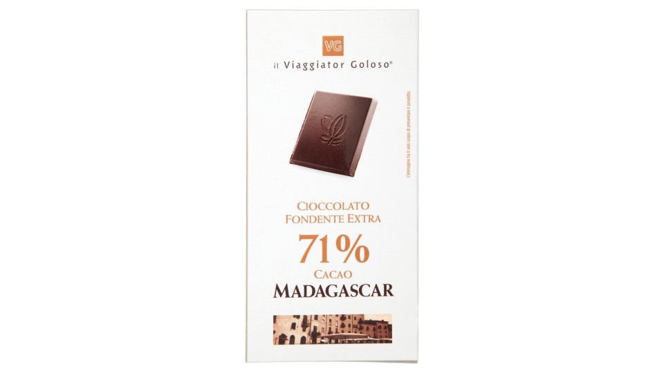 Cioccolato fondente Madagascar 71% il Viaggiator Goloso