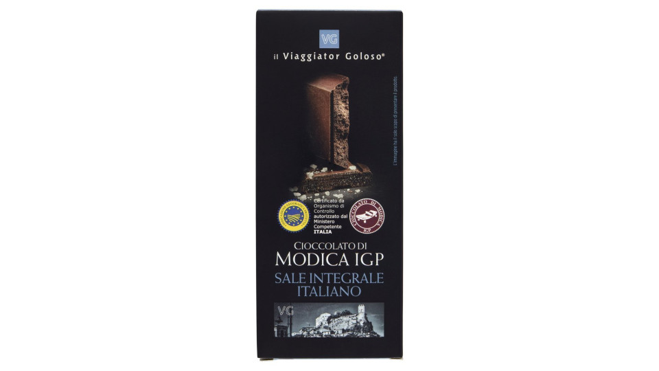 CIOCCOLATO DI MODICA SALE INTEGRALE DI SICILIA il Viaggiator Goloso
