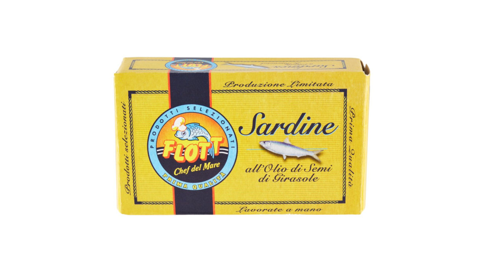 Sardine all'olio di semi di girasole