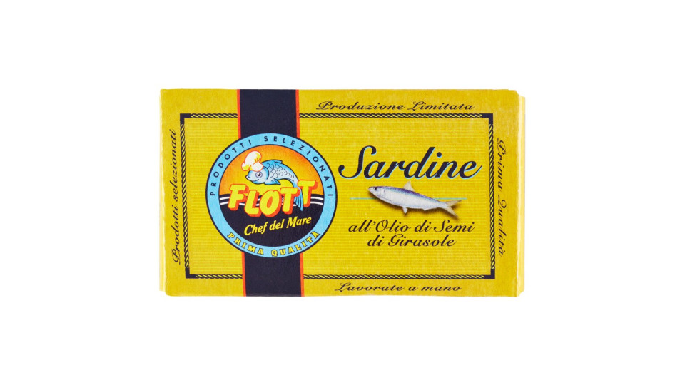 Sardine all'olio di semi di girasole