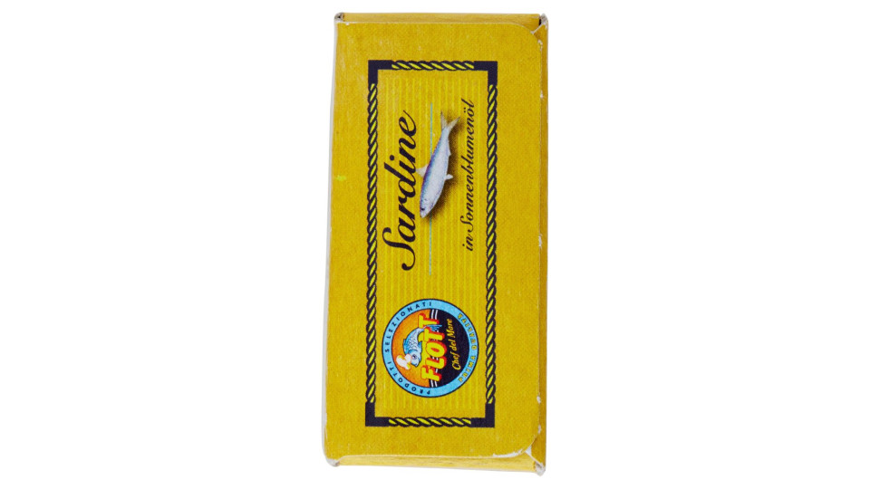 Sardine all'olio di semi di girasole