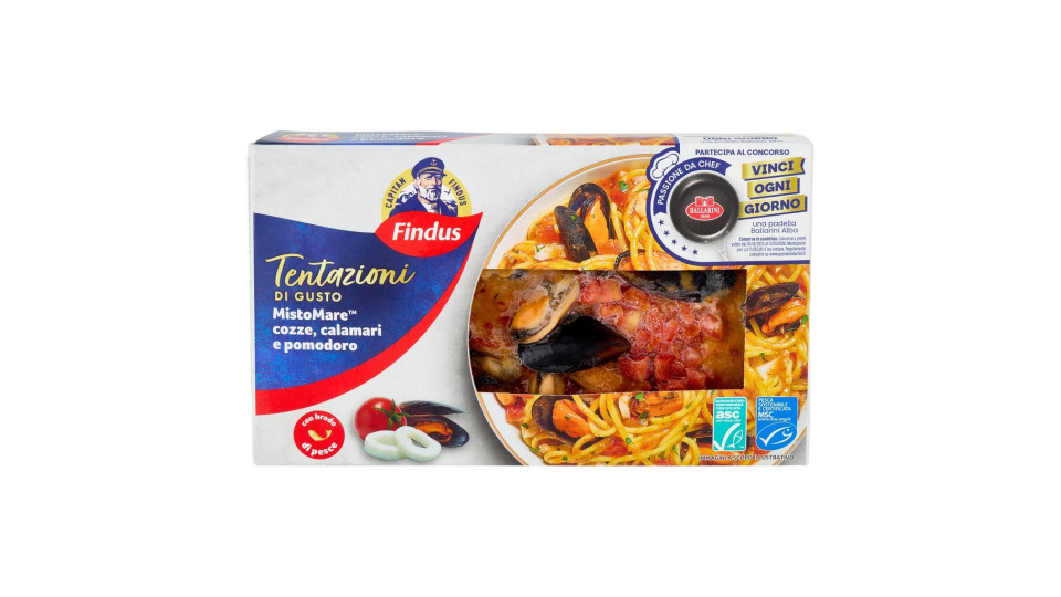 Findus Misto Mare Rosso con Cozze, Calamari, Totani e Pomodoro