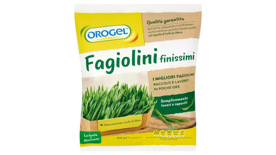 Fagiolini finissimi surgelati Orto Campestre