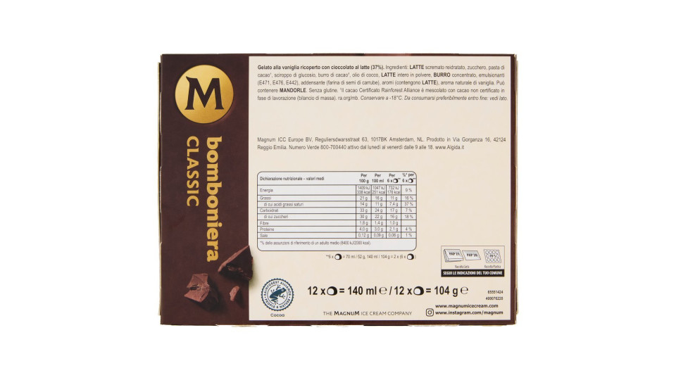 Magnum Bomboniera classic 12 pezzi