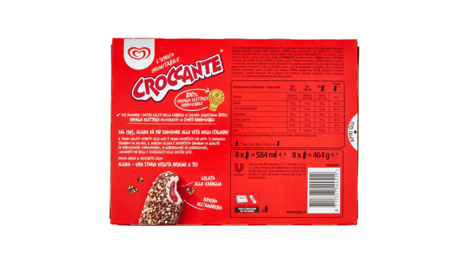 Algida Croccante 8 pezzi