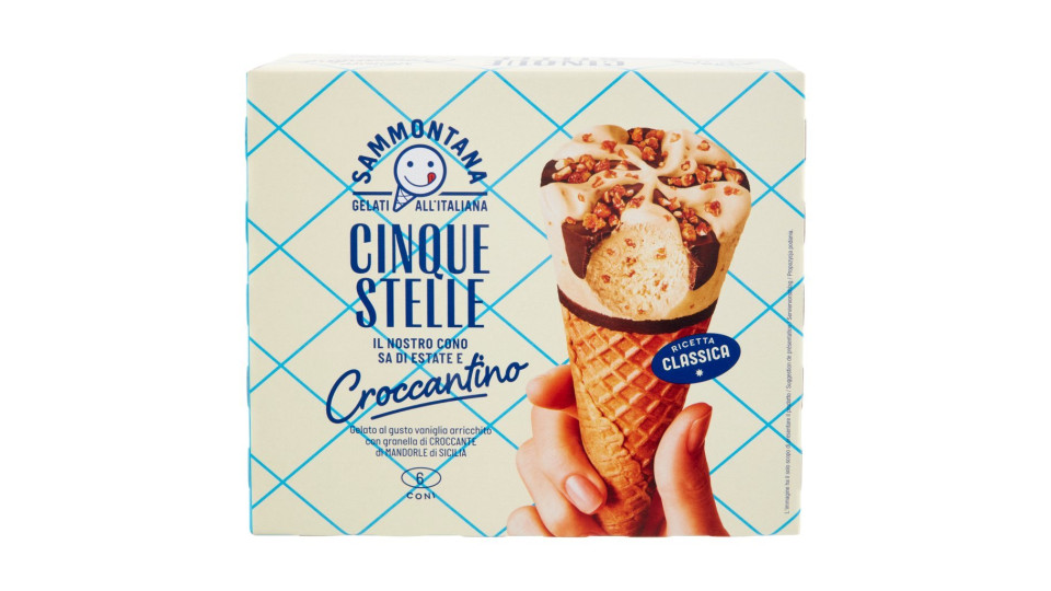 Sammontana Cono Cinque Stelle Cioccolato