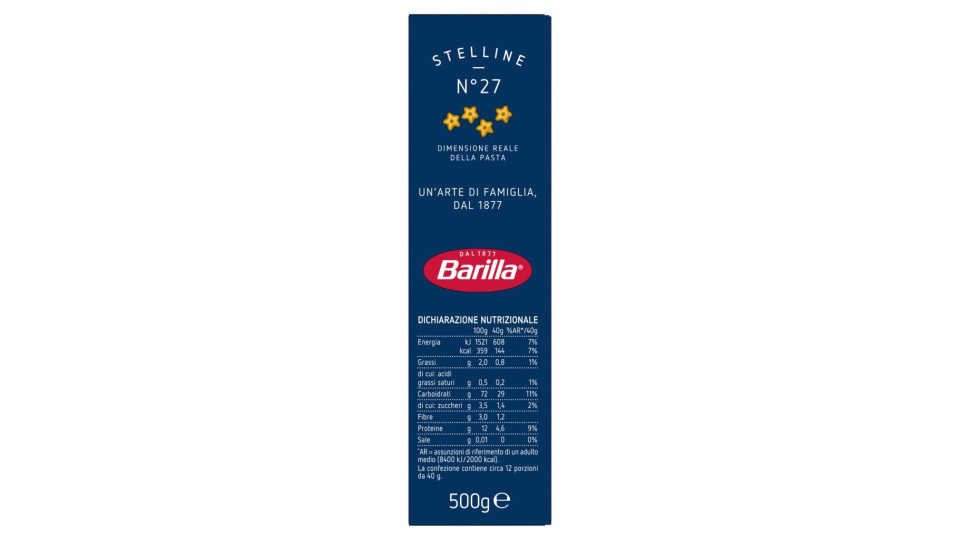 Barilla Stelline n.27