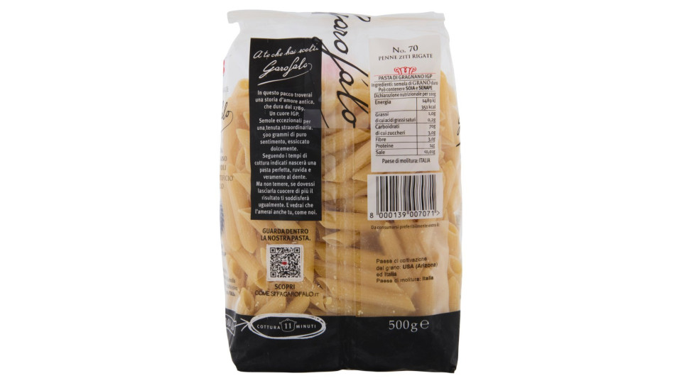 Garofalo Penne ziti rigate n. 70