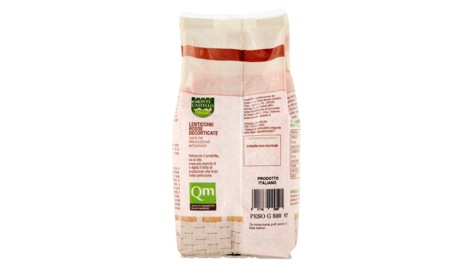 Lenticchie rosse decorticate “I legumi” Ecor