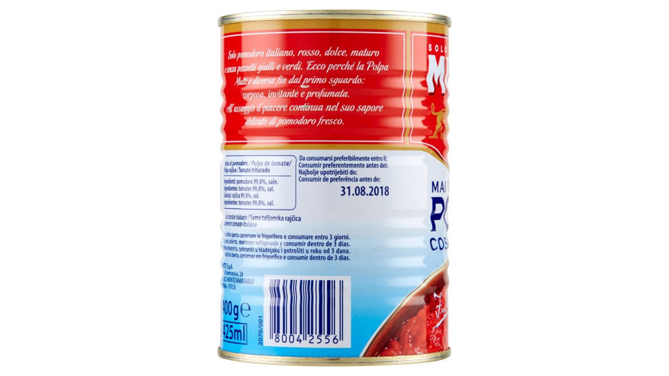 Mutti, Polpa di Pomodoro Pizza Sauce