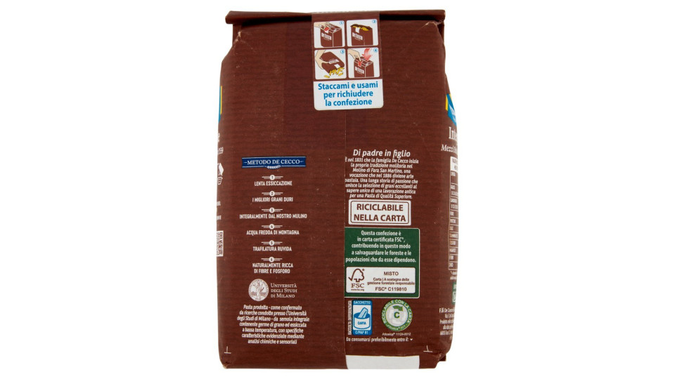 De Cecco Mezzi tubetti rigati n° 65
