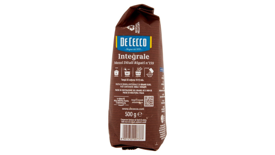 De Cecco Mezzi tubetti rigati n° 65