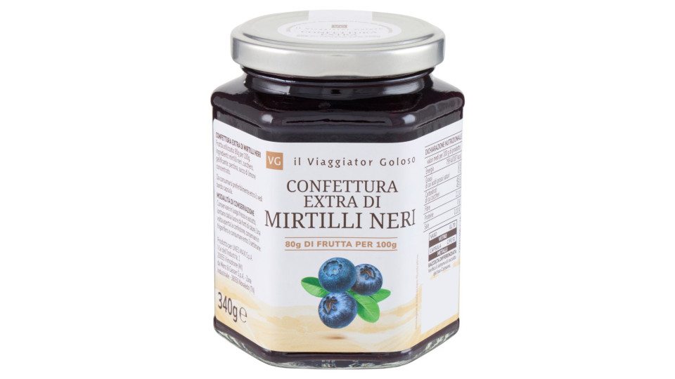 Il Viaggiator Goloso, Confettura Extra di Frutti di Mirtilli Neri