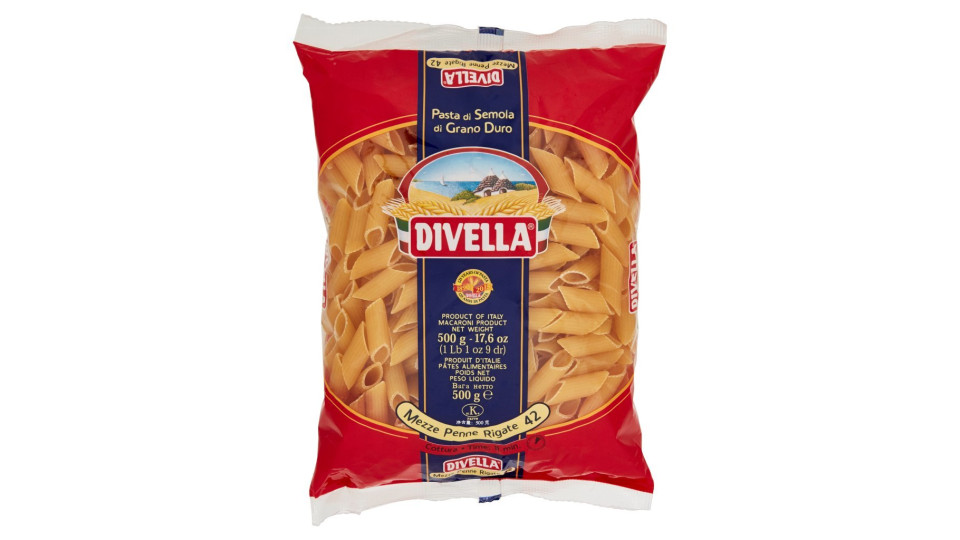 Divella Mezze Penne Rigate 42