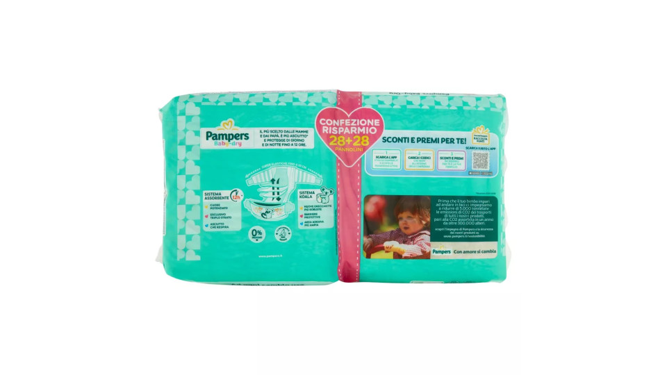 Pampers Gigapack Baby Dry Midi x162
