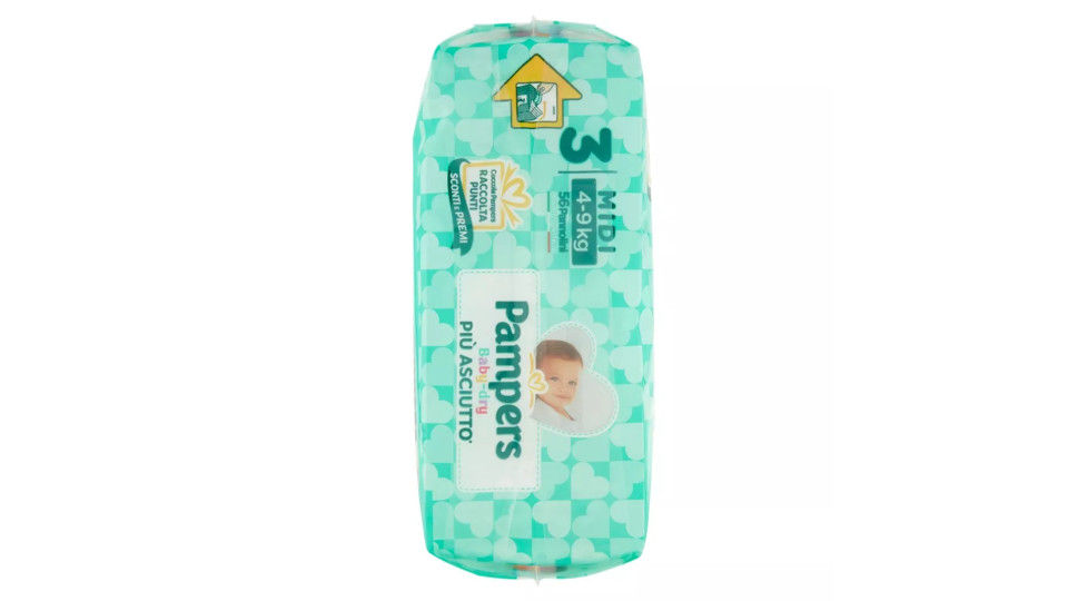 Pampers Gigapack Baby Dry Midi x162