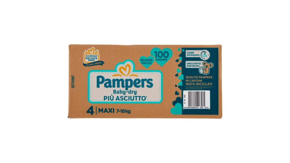 Pampers Gigapack Baby Dry Maxi x150