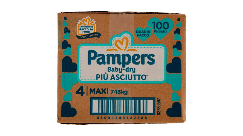 Pampers Gigapack Baby Dry Maxi x150