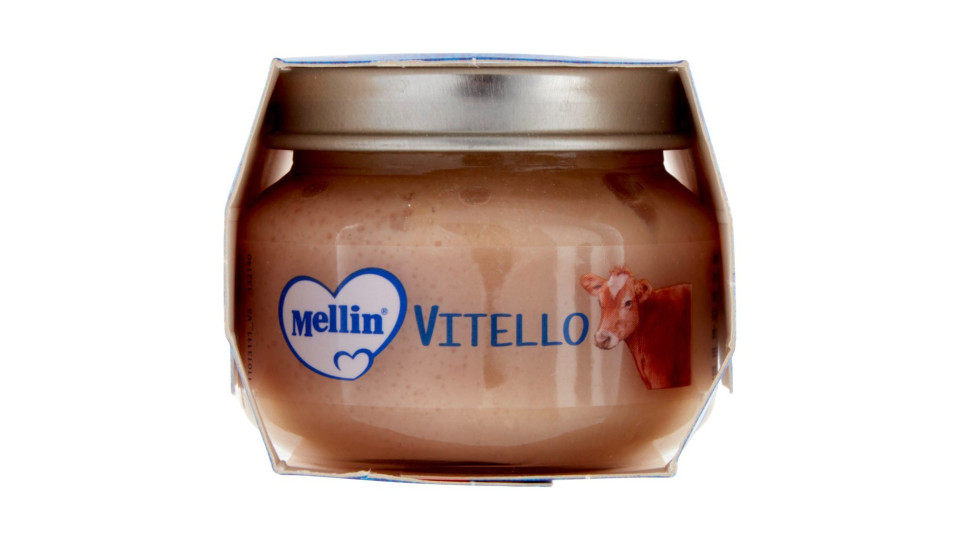 Mellin Vitello Omogeneizzato con Carne e Farina di Riso