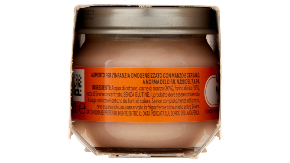 Plasmon Manzo e Pollo omogeneizzato con carne e cereale
