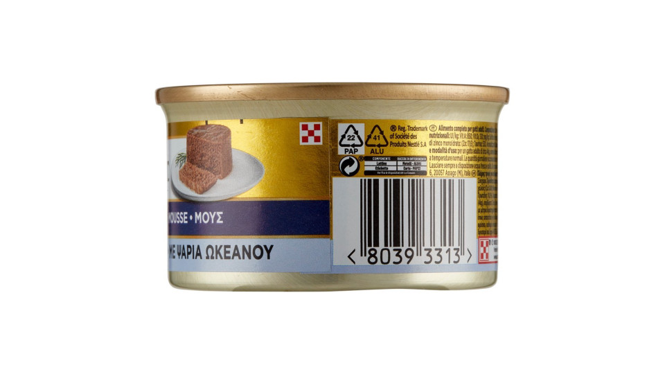 PURINA GOURMET Gold Gatto Mousse con pesce dell'oceano lattina