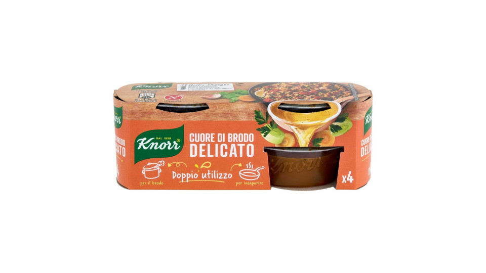 Knorr - Cuore Di Brodo Delicato, Con Ingredienti Naturali