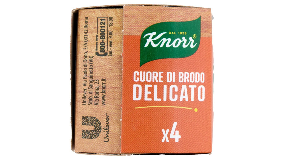 Knorr - Cuore Di Brodo Delicato, Con Ingredienti Naturali