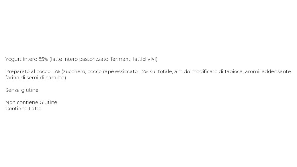 Sterzing Vipiteno Yogurt Cocco