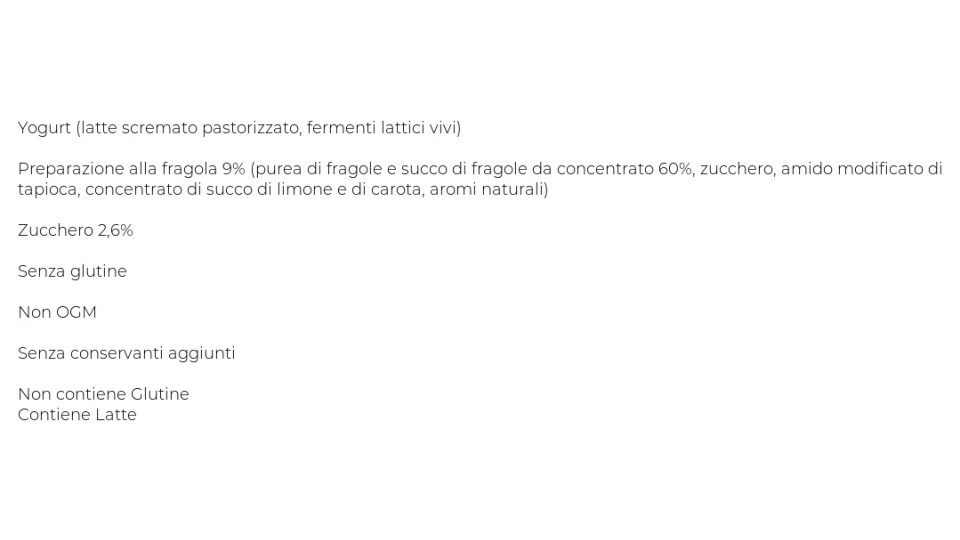 Mila Yogurt da Bere Fragola