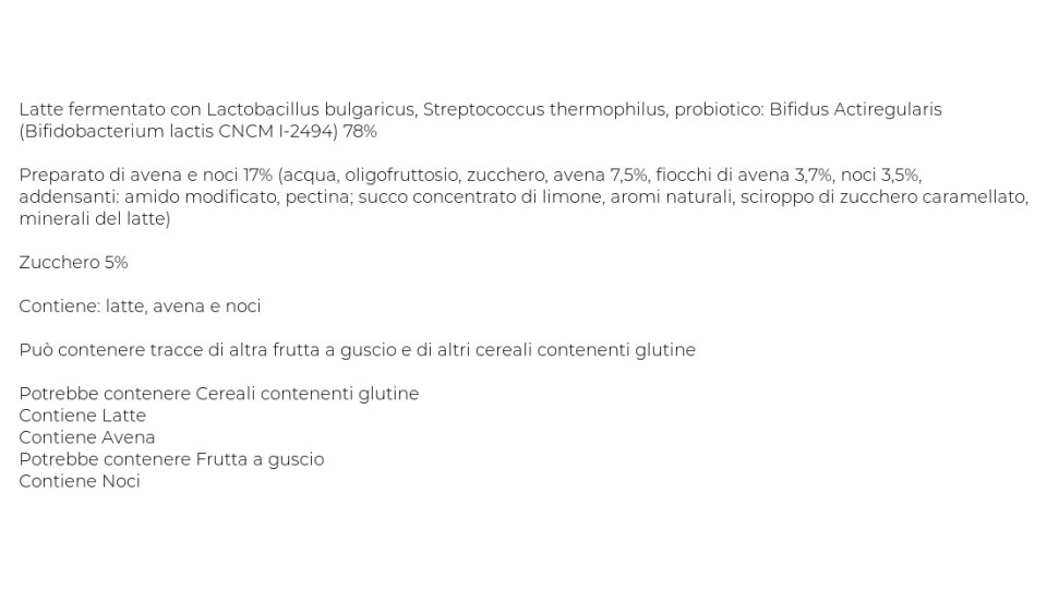 Activia Fibre Avena noci