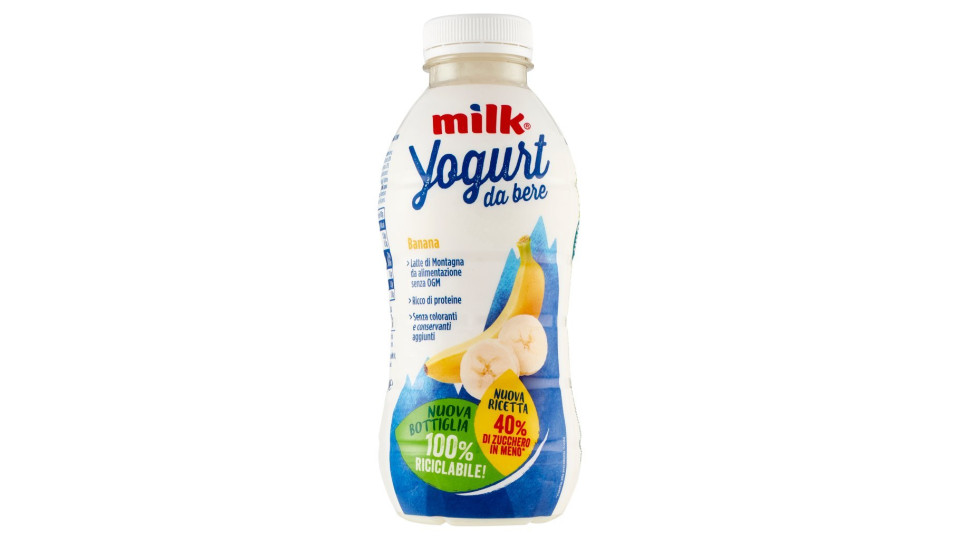 Milk Yogurt da bere banana