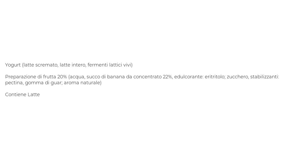 Milk Yogurt da bere banana