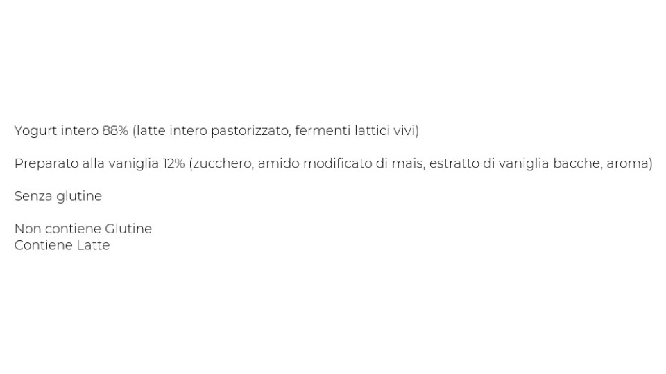 Sterzing Vipiteno Yogurt Vaniglia
