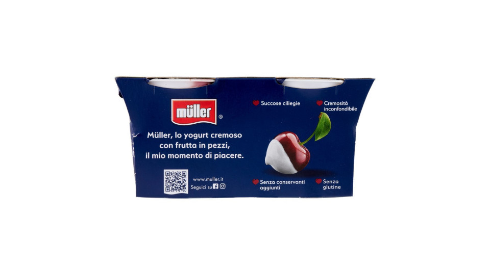 müller Yogurt Cremoso Ciliegia in Pezzi