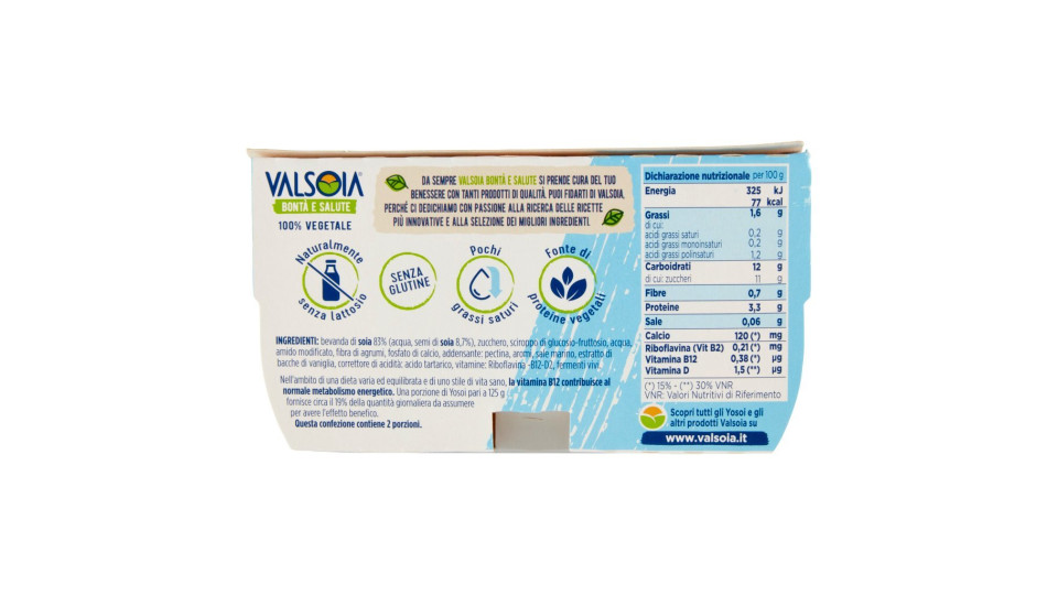 Valsoia Bontà e Salute Yosoi bianco cremoso
