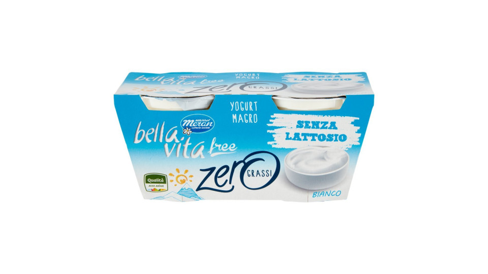 Bella Vita free zero grassi Yogurt Magro bianco