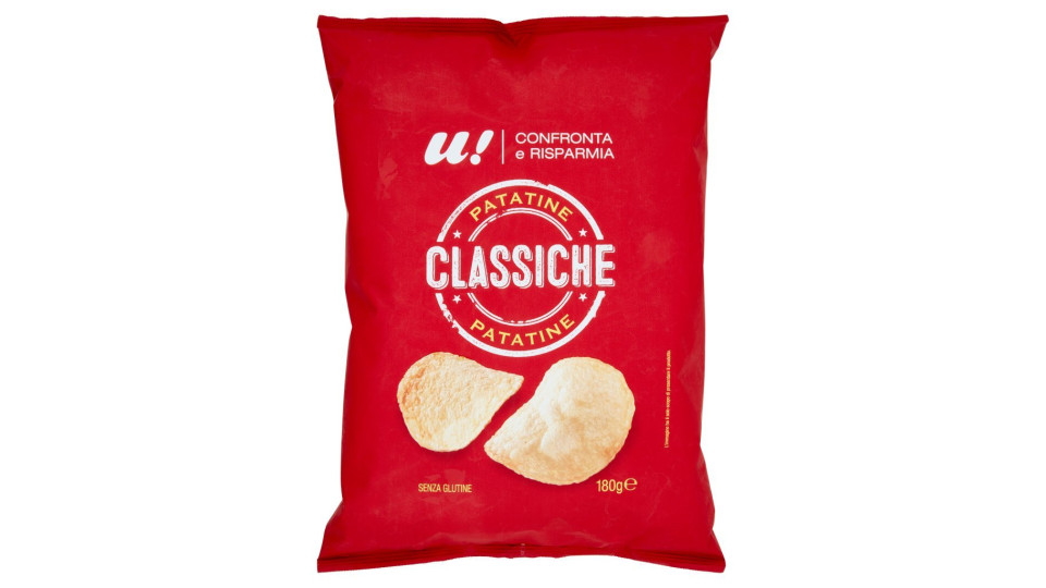 PATATINE CLASSICHE 180GR U! Confronta & Risparmia