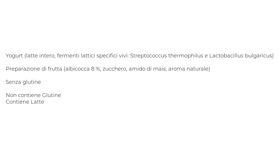 Yomo Bio Albicocca