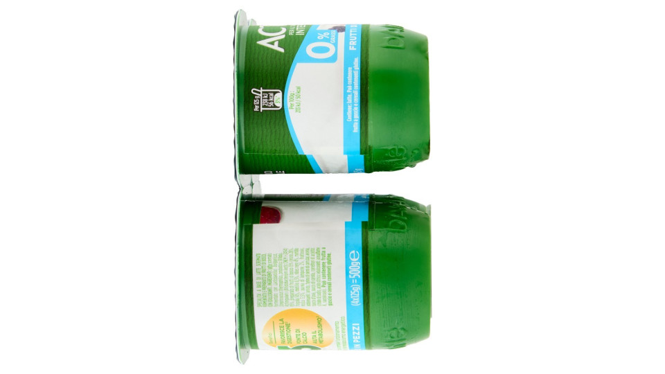 Activia 0% Grassi Frutti di bosco in pezzi