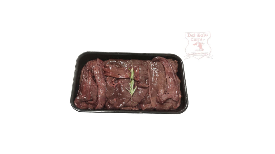 Fegato A Fette Di Bovino Adulto 330 G Ca