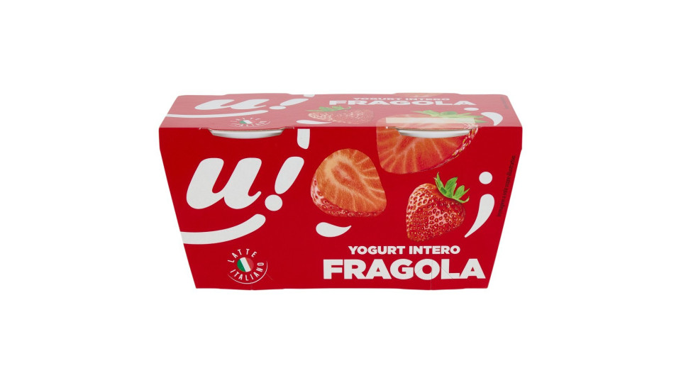 Mukki solo da latte 100% toscano yogurt intero alla Fragola cremoso