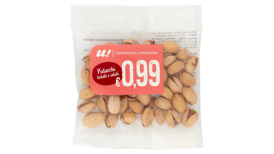 PISTACCHI SALATI E TOSTATI U! Confronta & Risparmia
