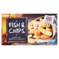 Vis Fish & Chips Pastellato, Prefritto e Surgelato