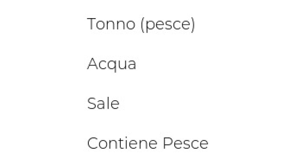 Consorcio Filetti di Tonno al naturale