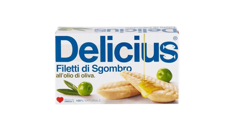 Delicius Filetti di Sgombro all'olio di oliva piccante