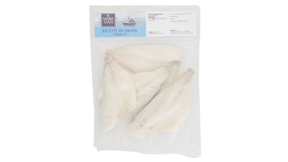 Filetti di Orata Congelati 400 g